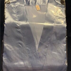 NIP Short n Sweet tour VIP package Blue Satin Robe *ONLY* Sz XXL